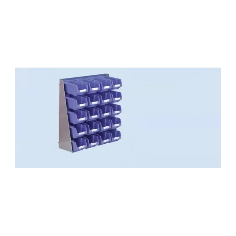 RS PRO Polypropylene Storage Rack Bench Stand Blue 500 mm x 500 mm 448-5360