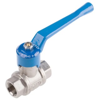 Festo Brass Threaded 2/2-Way and 3/2-Way Ball Piston Spool Valve, G 1 Bar, Aluminium Handle QH-3/8