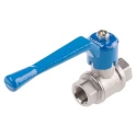 Festo Brass Threaded 2/2-Way and 3/2-Way Ball Piston Spool Valve, G 1 Bar, Aluminium Handle QH-3/8