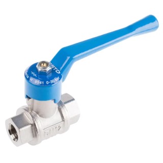 Festo Brass Threaded 2/2-Way and 3/2-Way Ball Valve, 1/4 in G Thread, Aluminium Handle, 1 bar, 180°C QH-1/4
