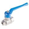 Festo Brass Threaded 2/2-Way and 3/2-Way Ball Valve, 1/4 in G Thread, Aluminium Handle, 1 bar, 180°C QH-1/4
