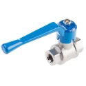 Festo Brass Threaded 2/2-Way and 3/2-Way Ball Valve, 1/4 in G Thread, Aluminium Handle, 1 bar, 180°C QH-1/4