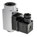Festo Pneumatic Pressure Switch, 1/4 in Port, 1 bar to 12 bar, 125 V, 5 A, IP65, Through Hole Mount, Model PEV-1/4-B
