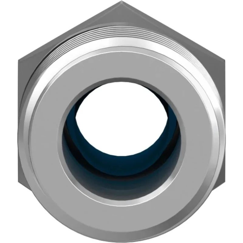 Festo Pneumatic Fitting QS Series 10mm Push-in Tube to 1/2 in R Male Threaded Connection Nickel Finished Brass QS-1/2-10