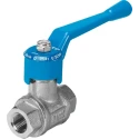 Festo Brass Threaded 2/2-Way and 3/2-Way Bistable Ball Valve, Brass Body, Aluminium Handle, G Thread, 1 Bar, Model QH-1