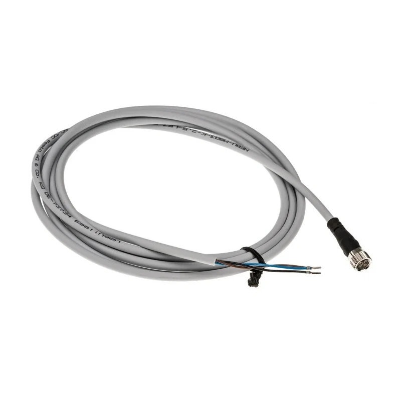 Festo NEBU Series Pneumatic Sensor Cable Lead M8x1 Male Connector Open End Cable 2.5m Length NEBU-M8G3-K-2.5-LE3