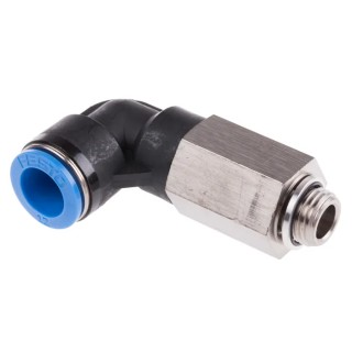 Festo Nickel Plated Brass Pneumatic Fitting Male G 1/4 Push-in 12mm QSLL-G1/4-12