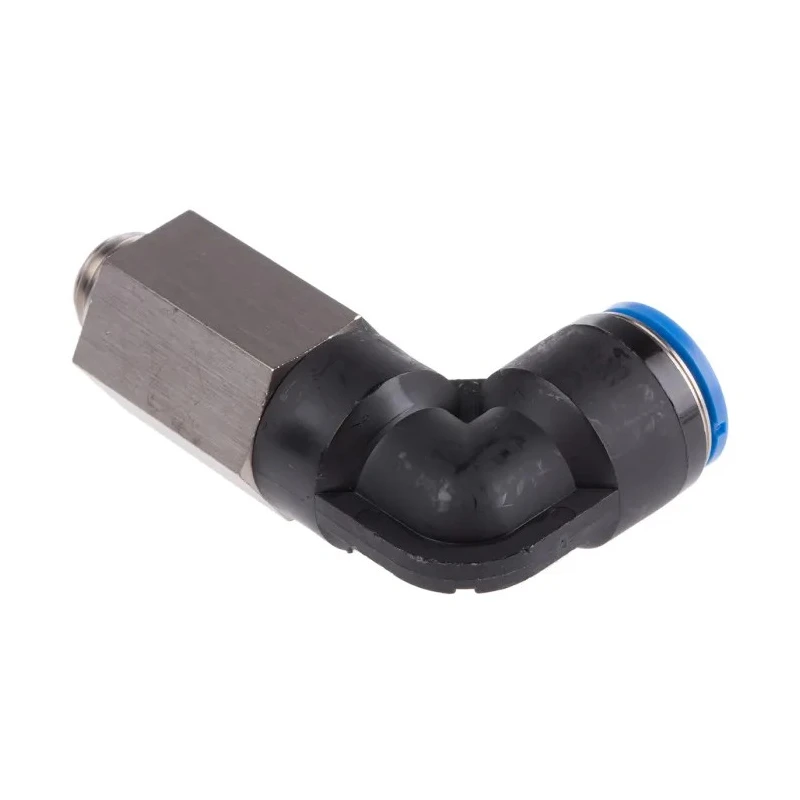 Festo Nickel Plated Brass Pneumatic Fitting Male G 1/4 Push-in 12mm QSLL-G1/4-12