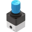 Festo Pneumatic Regulator LRP Series G 1/4 Inlet Connection 12 Bar Max Operating Pressure Aluminium Body LRP-1/4-10