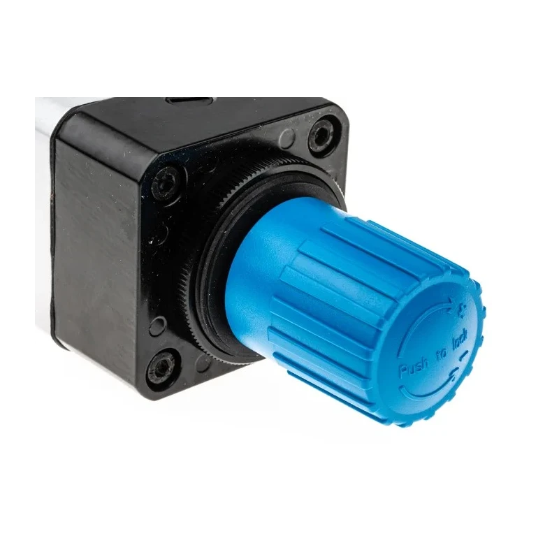 Festo Pneumatic Regulator LRP Series G 1/4 Inlet Connection 12 Bar Max Operating Pressure Aluminium Body LRP-1/4-10