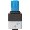 Festo Pneumatic Regulator LRP Series G 1/4 Inlet Connection 12 Bar Max Operating Pressure Aluminium Body LRP-1/4-10