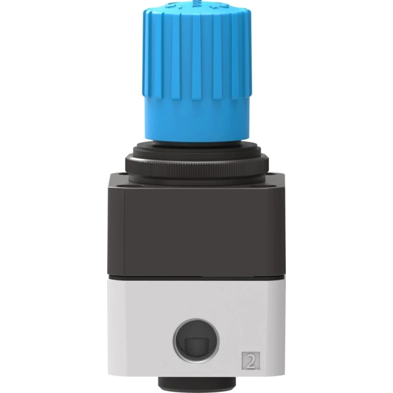 Festo Pneumatic Regulator LRP Series G 1/4 Inlet Connection 12 Bar Max Operating Pressure Aluminium Body LRP-1/4-10