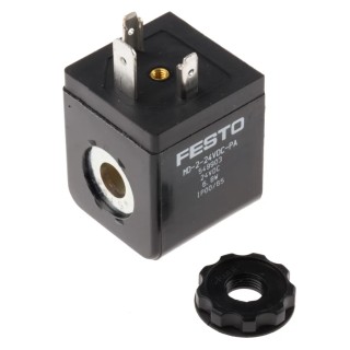 Festo 24V dc Solenoid Coil, 6.8W, MD-2 Series MD-2-24VDC-PA