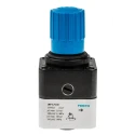 Festo Pneumatic Regulator LRP Series G 1/4 Inlet Connection 12 Bar Max Operating Pressure Aluminium Body LRP-1/4-10
