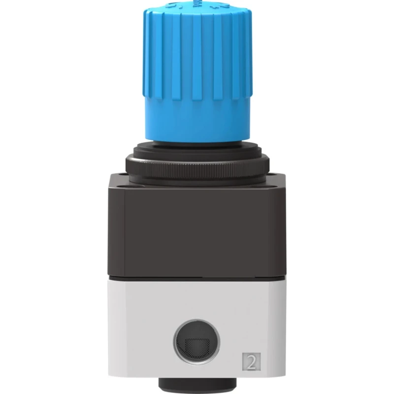 Festo Pneumatic Regulator Aluminium Body Threaded Inlet G 1/4, Max Pressure 12 Bar, Operating Temperature -10 to LRP-1/4-2,5