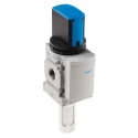 Festo Rotary Pneumatic Manual Control Valve MS Series, G 1/4, Aluminium Body, 3/2 Valve Function, 14 bar MS4-EM1-1/4-S