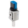 Festo Rotary Pneumatic Manual Control Valve MS Series, G 1/4, Aluminium Body, 3/2 Valve Function, 14 bar MS4-EM1-1/4-S