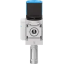 Festo Rotary Pneumatic Manual Control Valve MS Series, G 1/4, Aluminium Body, 3/2 Valve Function, 14 bar MS4-EM1-1/4-S