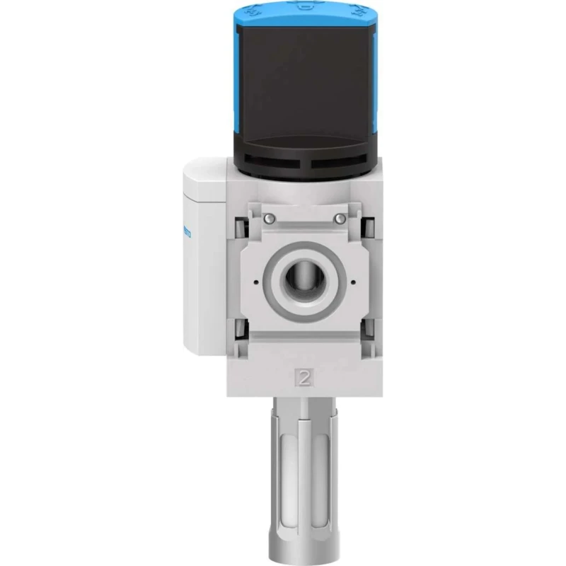 Festo Rotary Pneumatic Manual Control Valve MS Series, G 1/4, Aluminium Body, 3/2 Valve Function, 14 bar MS4-EM1-1/4-S