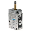 Festo Pneumatic Solenoid Valve 3/2 Way Closed Monostable Electric G Threaded Port 1/4 in Aluminium Body MFH-3-1/4