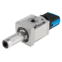 Festo Rotary Pneumatic Manual Control Valve MS Series, G 1/4, Aluminium Body, 3/2 Valve Function, 14 bar MS4-EM1-1/4-S