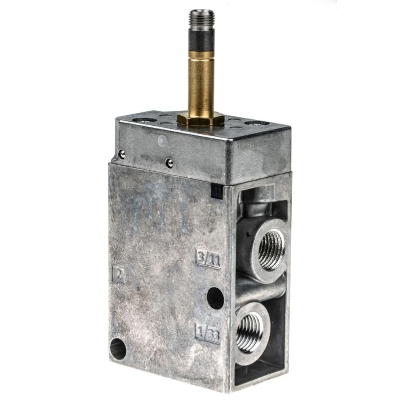 Festo Pneumatic Solenoid Valve 3/2 Way Closed Monostable Electric G Threaded Port 1/4 in Aluminium Body MFH-3-1/4