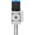 Festo Rotary Pneumatic Manual Control Valve MS Series, G 1/4, Aluminium Body, 3/2 Valve Function, 14 bar MS4-EM1-1/4-S