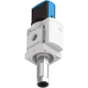 Festo Rotary Pneumatic Manual Control Valve MS Series, G 1/4, Aluminium Body, 3/2 Valve Function, 14 bar MS4-EM1-1/4-S