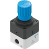 Festo Pneumatic Regulator LRP Series G 1/4 Inlet, Adjustable 1 to 4 Bar Pressure, Max 8 Bar Operating Pressure LRP-1/4-4