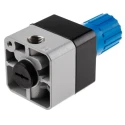 Festo Pneumatic Regulator LRP Series G 1/4 Inlet, Adjustable 1 to 4 Bar Pressure, Max 8 Bar Operating Pressure LRP-1/4-4