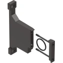 Festo Mounting Bracket for MS4N-LFX Active Carbon Filter Model MS4N-LFX, Part Number 526063, RoHS Compliant Hungary