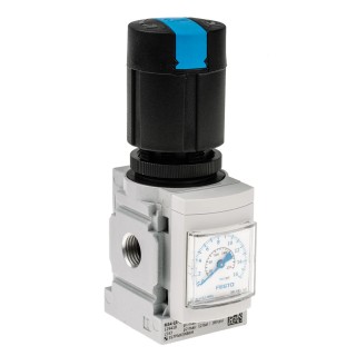Festo Pneumatic Regulator G 1/4 Female, Maximum Operating Pressure 20 bar, Operating Temperature -10°C to MS4-LR-1/4-D7-AS