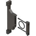 Festo Mounting Bracket for MS Series Filter Regulator MS4-WP, Die-Cast Aluminium Bracket with Nitrile Rubber Seal