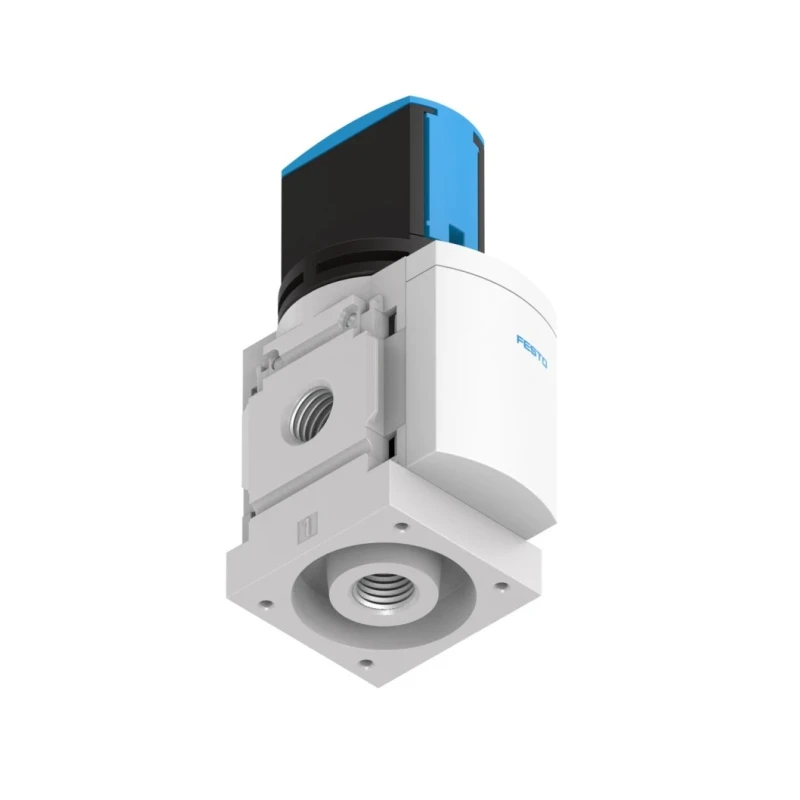 Festo Rotary Knob Pneumatic Manual Control Valve MS Series, ISO 1179-1, ISO 228-1 G 1/4, 14 bar Pressure MS4-EM1-1/4