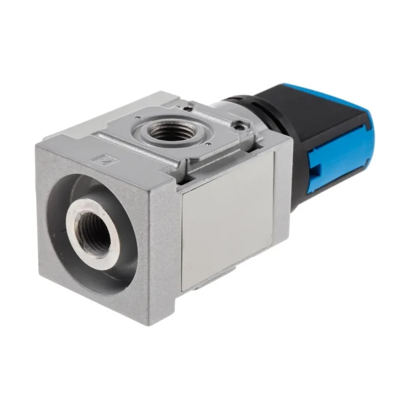 Festo Rotary Knob Pneumatic Manual Control Valve MS Series, ISO 1179-1, ISO 228-1 G 1/4, 14 bar Pressure MS4-EM1-1/4