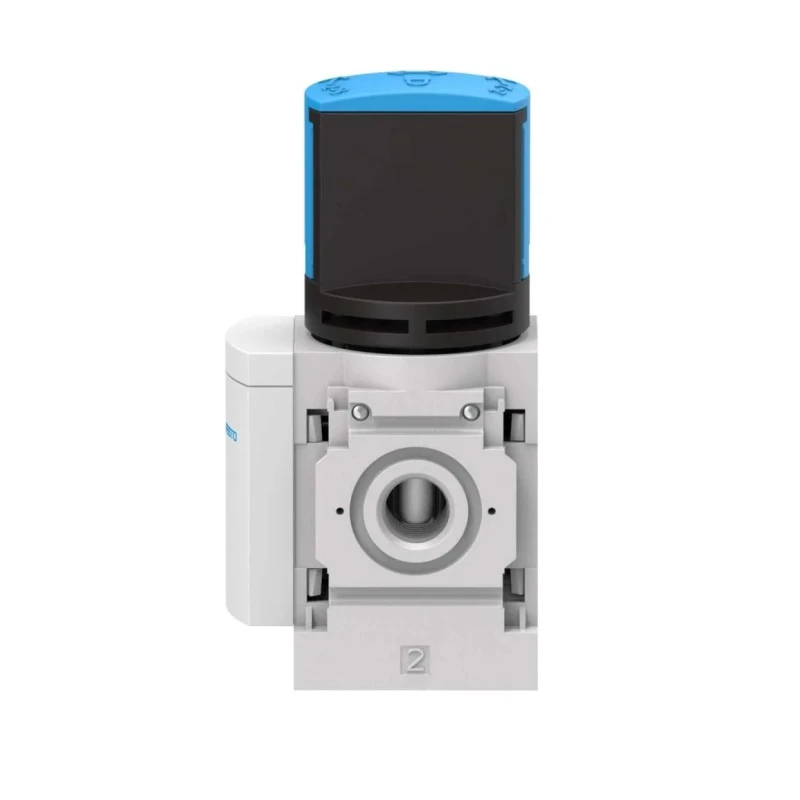 Festo Rotary Knob Pneumatic Manual Control Valve MS Series, ISO 1179-1, ISO 228-1 G 1/4, 14 bar Pressure MS4-EM1-1/4