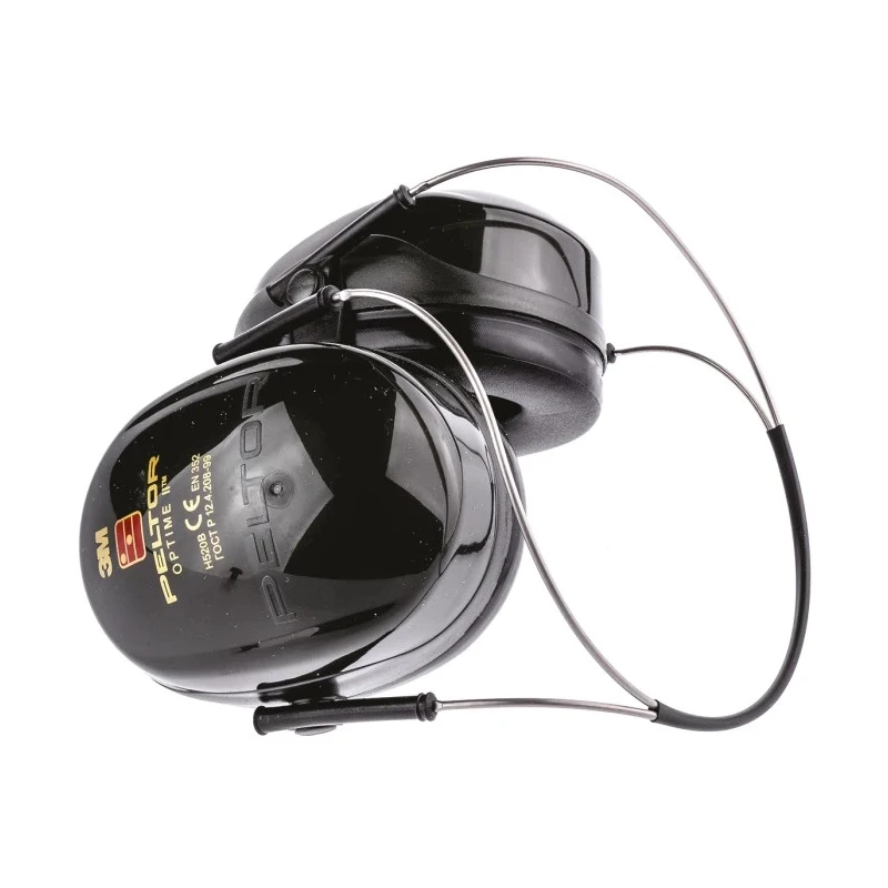 3M PELTOR Optime II Ear Defender with Neckband, 31 dB Noise Reduction, Black H520B-408