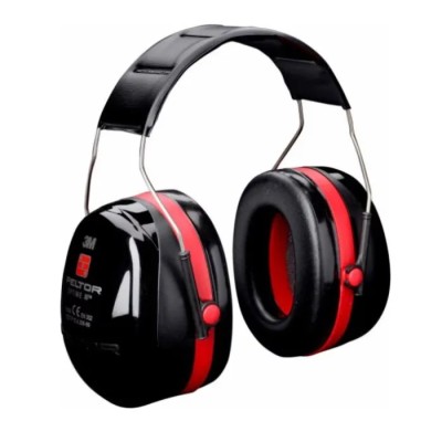 3M PELTOR Optime III Ear Defender with Neckband, 34 dB Noise Reduction, Black H540B-412