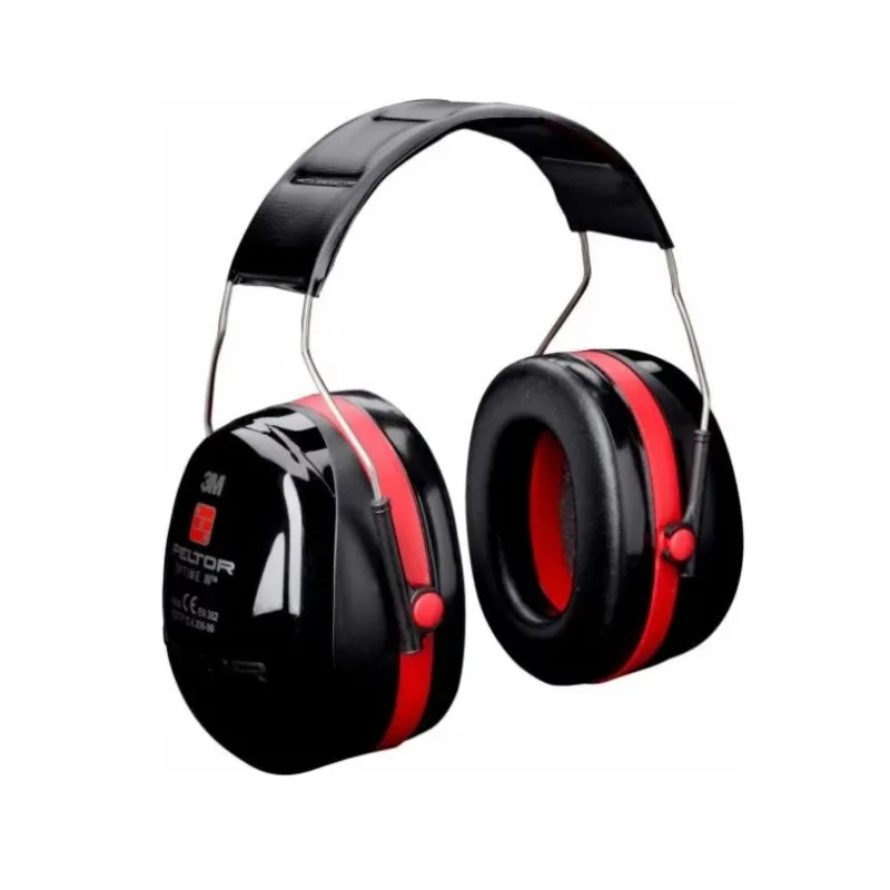 3M PELTOR Optime III Ear Defender with Neckband, 34 dB Noise Reduction, Black H540B-412