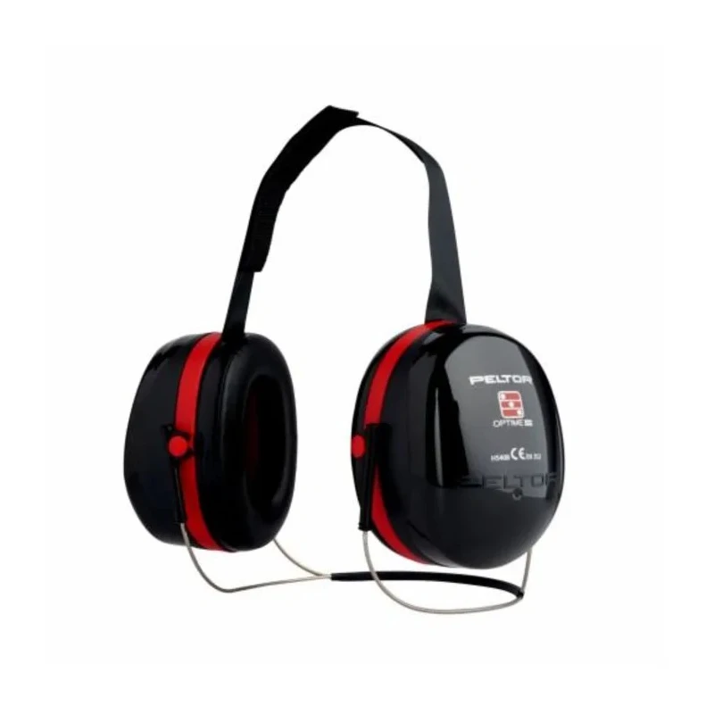 3M PELTOR Optime III Ear Defender with Neckband, 34 dB Noise Reduction, Black H540B-412