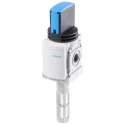 Festo Rotary Knob Pneumatic Manual Control Valve MS Series G 1/2 Port, Aluminium Body, 8700L/min, 18 bar MS6-EM1-1/2-S