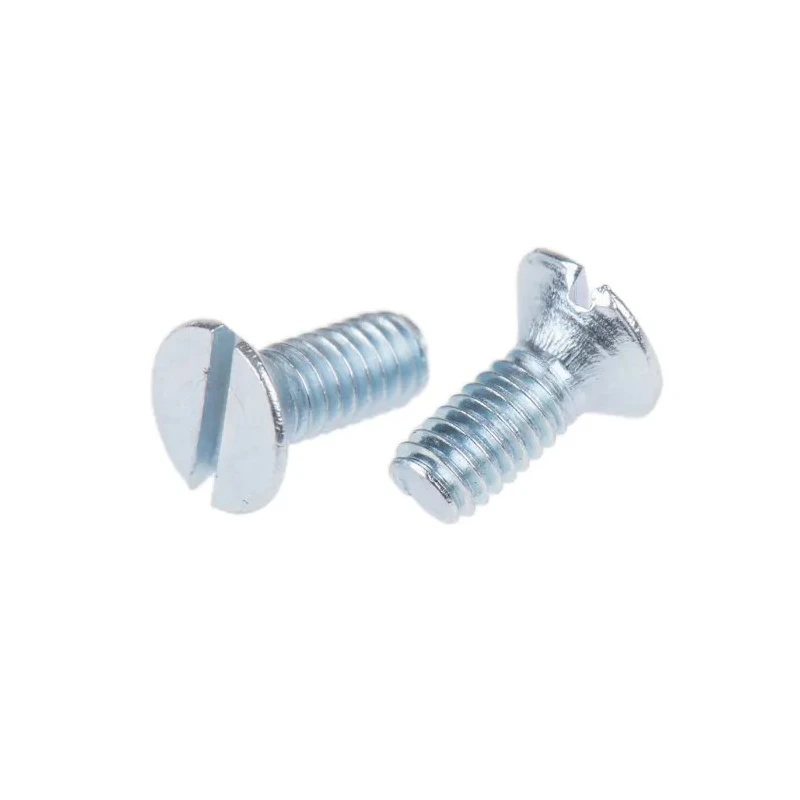 RS PRO Slot Countersunk Steel Machine Screw 6 mm M2.5 448-7940