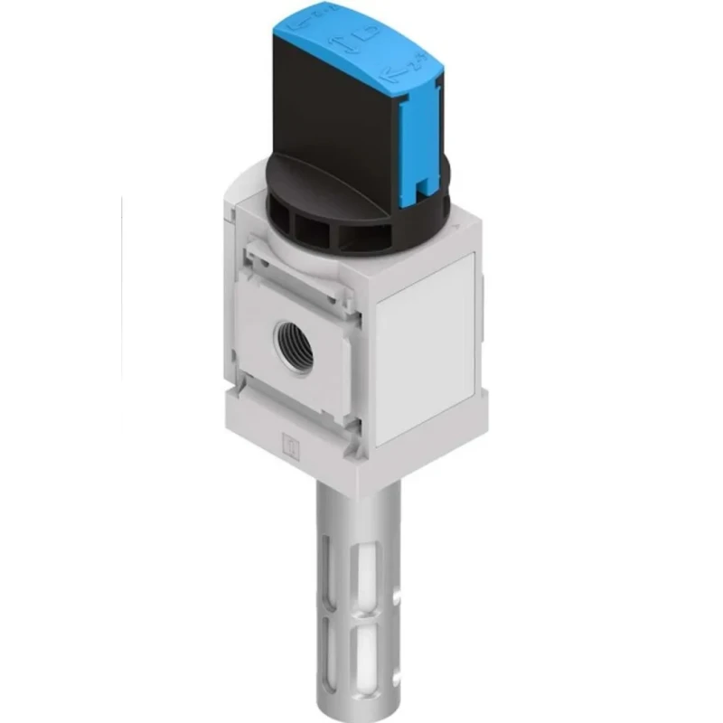 Festo Rotary Knob Pneumatic Manual Control Valve MS Series G 1/2 Port, Aluminium Body, 8700L/min, 18 bar MS6-EM1-1/2-S