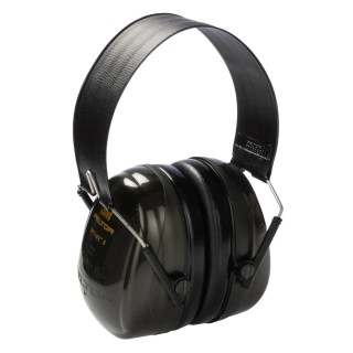 3M PELTOR Optime II Ear Defender with Headband, 30 dB SNR, Foldable, Green H520F-409