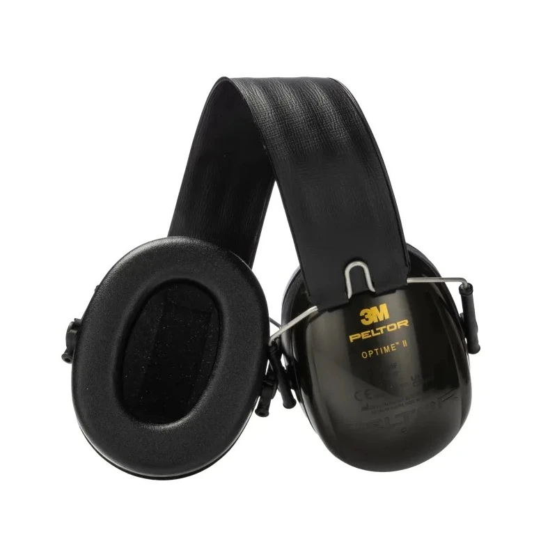 3M PELTOR Optime II Ear Defender with Headband, 30 dB SNR, Foldable, Green H520F-409
