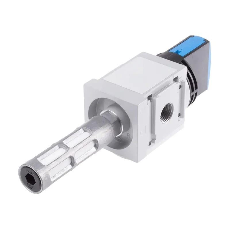 Festo Rotary Knob Pneumatic Manual Control Valve MS Series G 1/2 Port, Aluminium Body, 8700L/min, 18 bar MS6-EM1-1/2-S