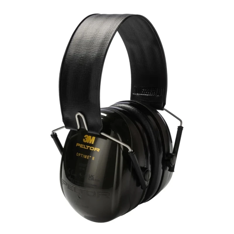 3M PELTOR Optime II Ear Defender with Headband, 30 dB SNR, Foldable, Green H520F-409