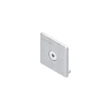 Bosch Rexroth Black Galvanised Steel, Die Cast Zinc End Cap 45 mm Strut Profile, 8 to 10 mm² Groove 3842518205