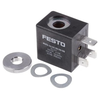 Festo Solenoid Coil Solenoid Valve Coil 24 V DC, 42 V AC IP65 MSFG Series MSFG-24/42-50/60-OD