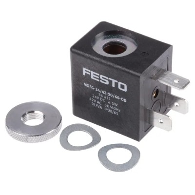Festo Solenoid Coil Solenoid Valve Coil 24 V DC, 42 V AC IP65 MSFG Series MSFG-24/42-50/60-OD